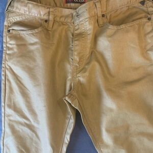 GUESS Men's Green Pants